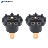 NOBELJIAOO 2Pcs Headlight Socket Plug Connector Adapter Bulb Holder For Mazda 3 5 E7G6