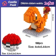 Juno Mainan Balok Pokemon Nano Blocks Micro Blocks Miniatur Pokemon