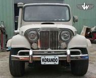 JEEP-Korando LC40各式古典車款復古式白鐵保桿