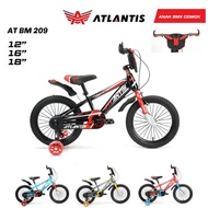 ATLANTIS Children's BMX Bike AT209 Music Lights 12 16 18 Inch Sturdy Iron Frame