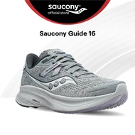 Saucony Guide 16 Road Running Stability Shoes Women's - CONCRETE / MAUVE S10810-22