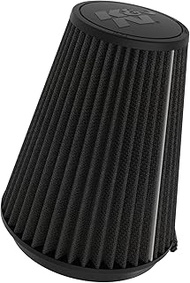 K&N Universal Clamp-On Air Filter: Dry Synthetic, Washable, Oil-Free, Replacement Engine Filter: Fla