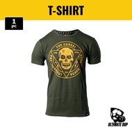 THE CURSE! TEE, Cotton T-Shirt, Military Green, Short Sleeves, Unisex Sizing
