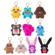 Fugle Cute Teeth Monster Pendant Playing Teeth Baby Doll Ugly Cute Keychain Funny Doll QZ1T
