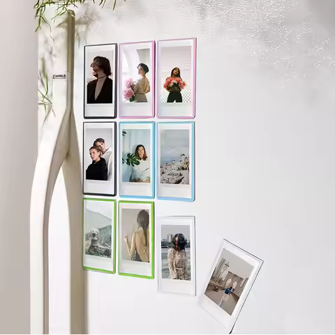 3inch Magnetic Color Photo Bags, Children's Growth Commemorative Photo Storage Bags, Suitable for In