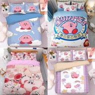 星之卡比 床單套裝 床笠 被套 枕頭袋 kirby 粉紅兔兔 枕套 家居 日用品 床上用品