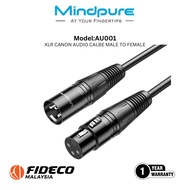 Mindpure AU001 XLR Audio Cable Microphone Male to Female Extension  -3Meter