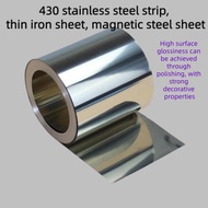430 stainless steel sheet with magnetic properties, polished thin plate surface, electrical shieldin