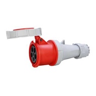 Plug Power เพาเวอร์ปลั๊ก 3เฟส 63A ตัวเมียกลางทาง 3P+N+E กันน้ำ