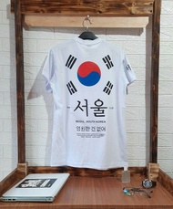 Baju T-shirt lengan pendek MEMPHIS ORIGINS Bendera korea terbaru dan termurah bisa cod