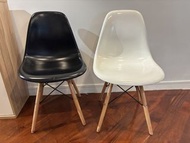 伊姆斯设计餐椅 高级玻纤材质 Eames Style Dining Chair (Black & White)