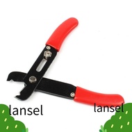 LANSEL Wire Strippers, Alloy Steel Red Crimping Pliers, Durable Wiring Tools Cable