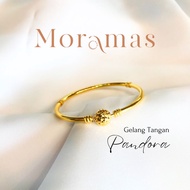 Moramas PANDORA Bangle 916 Gold/ Gelang Tangan PANDORA Emas  916