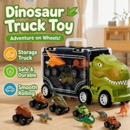 Dinosaur Truck Toy Simulated Dinosaur Car Model Tyrannosaurus Rex Container Boy's Birthday Gift