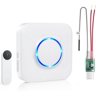 Satisure Wireless Doorbell Chime for Google Nest Doorbell (Wired, 2nd Gen) Doorbell Extender with Re