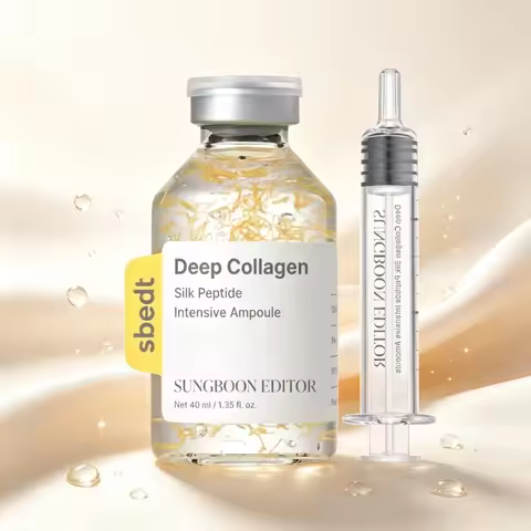 SUNGBOON EDITOR Deep Collagen Silk Peptide Intensive Repair Ampoule 40ml, Silk Peptide+13 Peptide Co
