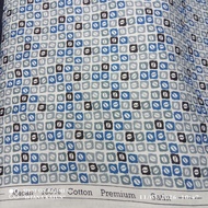 ORIGINAL PREMIUM GIZA MACAN COTTON FABRIC BJ CP BLUE