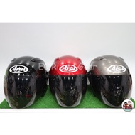 【Malaysia Ready Stock】☃✓* HELMET ARAI  Promosi  ARAI Helmet Ram 4 Open Face Plain Colour Copy Helmet Come With Smoke