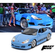 FAST & FURIOUS MOVIE CAR - BRIAN's PORSCHE 911 GT3 RS 1:24 DIECAST COLLECTION