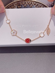 Van Cleef & Arpels 梵克雅寶Lucky Spring瓢蟲手鏈  VCA 春日限定手鏈