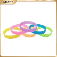 Silicone Sports Bracelet Assorted Colors Cuff Bracelet Various Sizes Silicone Wristband For  Fitness