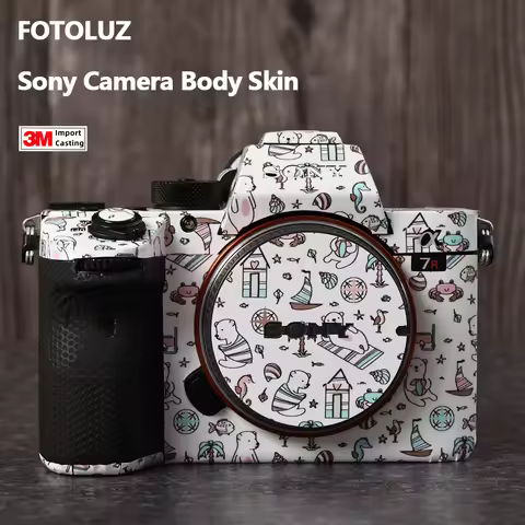 Camera Body Skin For Sony A7SIII A7M3 A7R3 A7M2 A7R2 A7SII A7M4 A7Ⅳ A7I A7 A7C 3M protector Film Dec