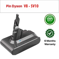 Pin thay thế máy hút bụi dyson cầm tay V8 SV10 bảo hành lâu dài