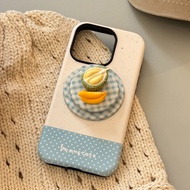 3D Fruit Platter | Durian Banana Platter Phone Case | Magnetic Stand | Hard | Matte Casing iPhone 17