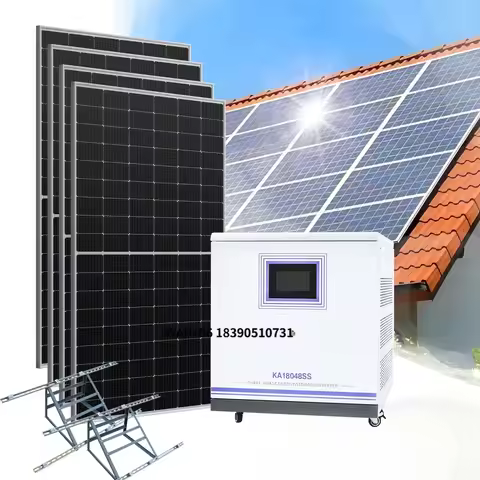20Kw 30kw Hybrid Solar Panel Inverter Kit Complete Solar System with Lifepo4 Batteries