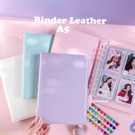 [TOS] Album Photocard binder photo card Leather Case kulit sintetis A5 6 ring buku FREE PHOTO CARD B