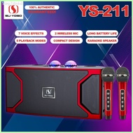 Portable Karaoke Speaker Bluetooth With Dual Wireless Microphone RGB Speaker KTV Bluetooth Speaker