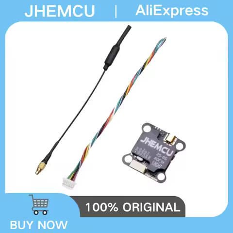 JHEMCU VTX20-600 5.8G 40CH VTX 25-600mW Switchable Pit Mode 7-26V for FPV Racing Drone RC Quadcopter
