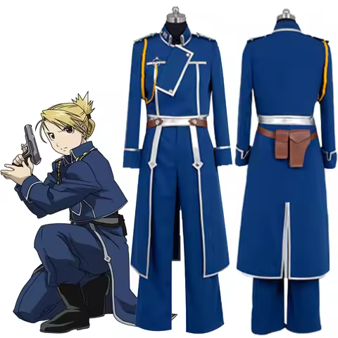 Lieutenant Riza Hawkeye Cosplay Costume Anime FA The Hawk's Eye Amestrian State Military Uniform Out