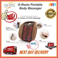 Gintell G-Resto Portable Body Massager G-Resto G-Flexi Massage Cushion (With Free Gift)