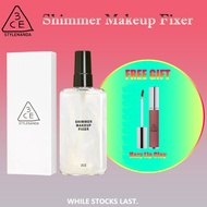 3CE Shimmer Makeup Fixer | Blurs Appearance Of Pores | Locks In Makeup | Smooth Fresh Radiant Flawle