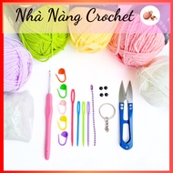 Crochet Set, Crochet Set for Beginners Crochet Kit Crochet Yarn Benang Kait