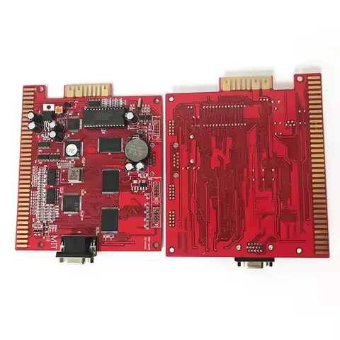 Arcade Game Retro Game 6 in 1/6X Game Console Motherboard Accessories Red motherboard PCB suitable f