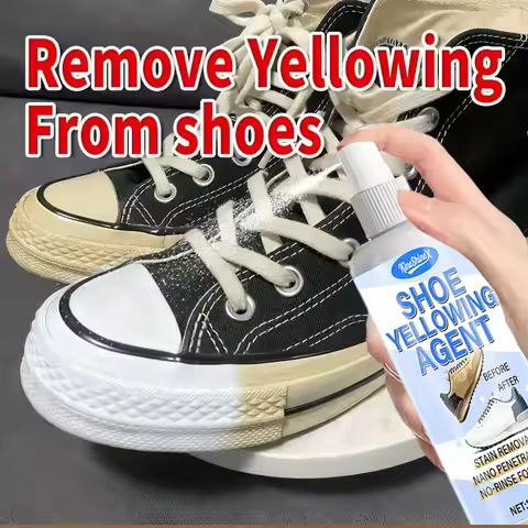 White Shoe Cleaner For White Shoes Sneaker Whitener Powerful Remover Shoe Yellow Stain Remover Clean