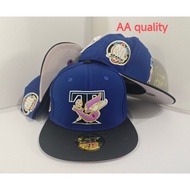 Baseball Cap, AA Quality, New Era Toronto Blue Jays 59FIFT, Blue-Black, Unisex, Outdoor Fashion, Exq