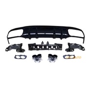 W205 facelift rear diffuser for Mercedes Benz W205S C43 AMG coupe C class 2015 2016 2017