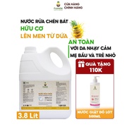 Fuwa3e Biological Enzyme Dishwashing Liquid 3.8 Liters Safe for Children to Protect Hand Skin