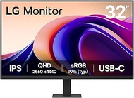 LG 32U631A-B 32" QHD (2560 x 1440), 100Hz, 5ms, HDR10, Read Mode, Safe Flicker, HDMI, USB Type-C 15W