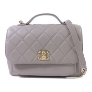 CHANEL 牛皮皮革Business Affinity金扣鏈帶肩背袋