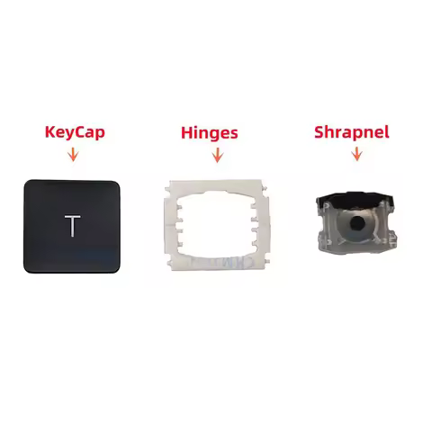 Replacement Individual T KeyCap Hinges and Shrapnel are Applicable for MacBook Pro A1534(2017)A1706 