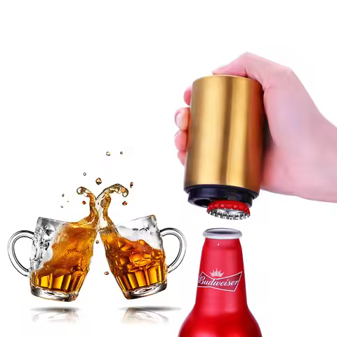 Automatic Beer Bottle Opener 304 Stainless Steel Beer Bottle Opener Stamping Type Beer Ipener Wine B