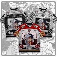 Jersey Oversize Boxy Vintage Monkey D Luffy - Jersey Kekinian - Jersey Anime - Anime Merch