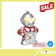 【Direct From Japan】Seiko Clock Alarm Clock Ultraman Character Type Talking Alarm Analog JF336A SEIKO Silver 23.7 x 16.7 x 12cm