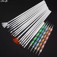 Most popular] Nail Art Dotting Pen Tools Brush Set 20 in 1