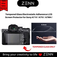 ZENN Tempered Glass Electrostatic Adherence LCD Camera Screen Protector for Sony A7 IV / A7IV / A7M4