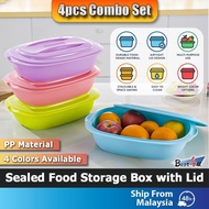 BEST4U 2.3L Plastic Food Container with Single Cover | Side Dish Container
